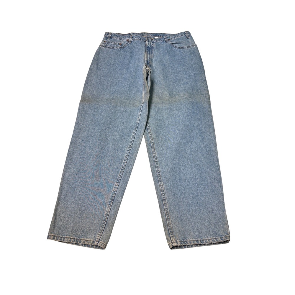 NWOT Vintage 90s Levis 560 Loose Fit Tapered Leg Jeans Light Wash USA W38 L30